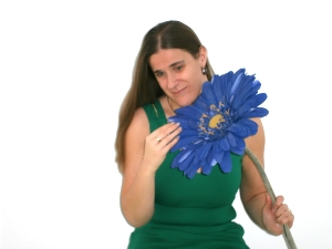 Die blaue Dating Blume gibt Hoffnung