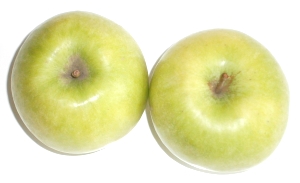 Reife Äpfel bei Schönwetter
