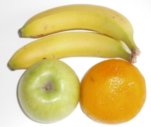 Frisches Obst am Markt kaufen